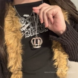 Длинное ретро ожерелье, демисезонный свитер, длинный аксессуар, изысканный стиль