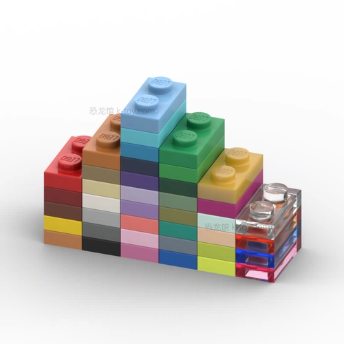 LEGO LEGO 3023 6225 28653 1x2 Основной черный черный, белый серый, серый, синий, синий зеленый прозрачность