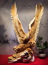 Taihang Cypress big exhibition grand plan root carving solid wood crafts home living room animal ornaments decoration 1109