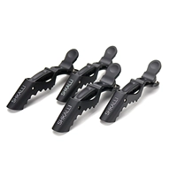 4 черные клипы крокодила