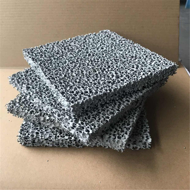 碳化硅泡沫陶瓷滤片铸造过滤网耐高温铁水残渣过滤工业陶瓷过滤网