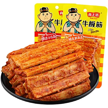 尚上坊牛板筋麻辣烧烤味条状30g*6袋[3元优惠券]-寻折猪