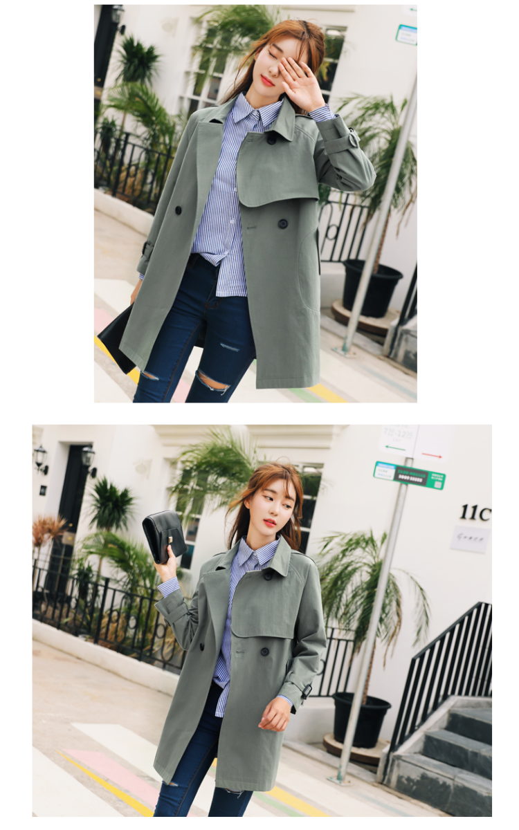Trench pour femme GARMTARAS      en Coton en Coton - Ref 3225978 Image 26
