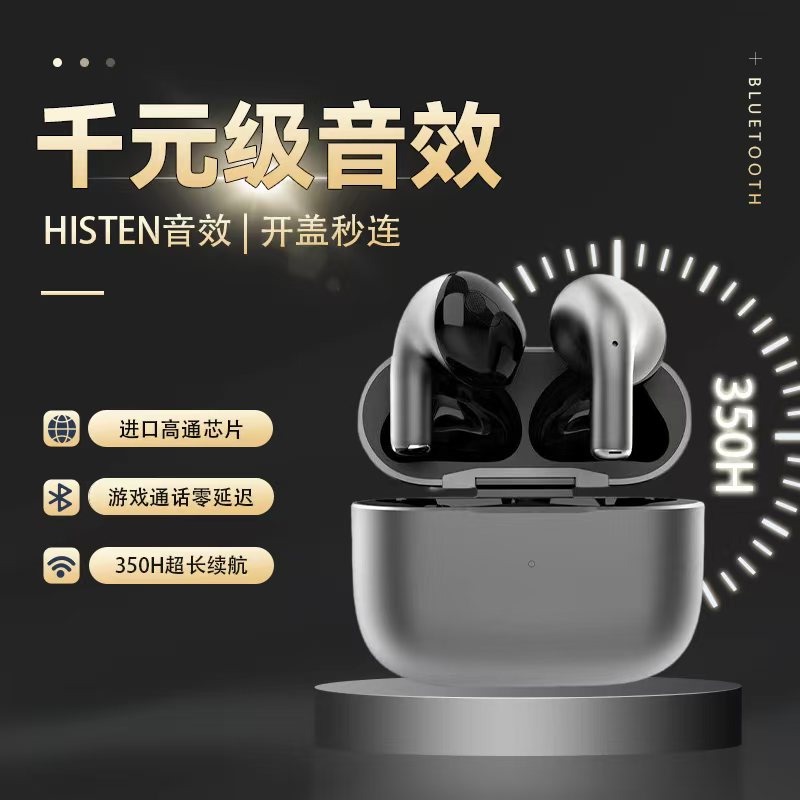 2026 New High-Quality Bluetooth Wireless Earphones, Semi-In-Ear Noise-Cancelling Sports Earphones, Huaqiangbei Gaming Earphones with Super Long Battery Life