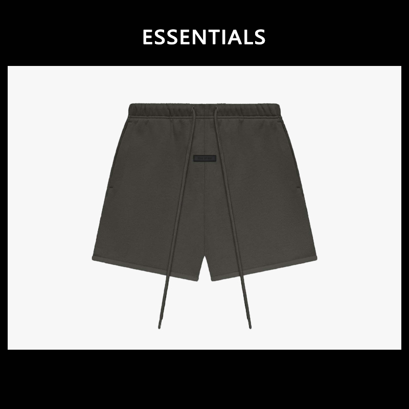 Ningbo Original Factory】Fog Kimi Essentials 24Ss Drawstring High Street Trendy Five-Point Shorts for Men