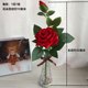 Simulated 2-head velvet corner rose fake flower rose set ຂອງຂວັນວັນວາເລນທາຍໃນເຮືອນຫ້ອງຮັບແຂກ desktop ການຈັດດອກໄມ້