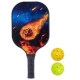 Красный метеорит — два мяча за один удар — стекловолокно [ракетка, сертифицированная USAPA]
