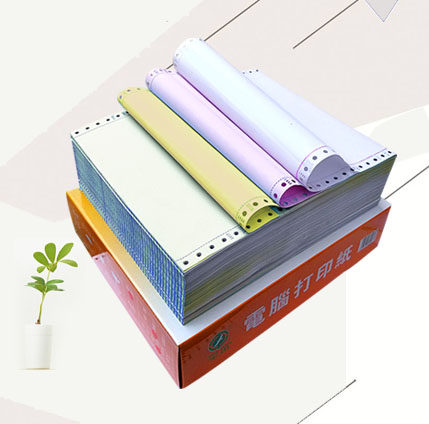 A4 Printing Paper Full Box Triple Three-Part Needle-Type Computer Printing Paper Continuous Paper Four-Part Two-Part Delivery Order