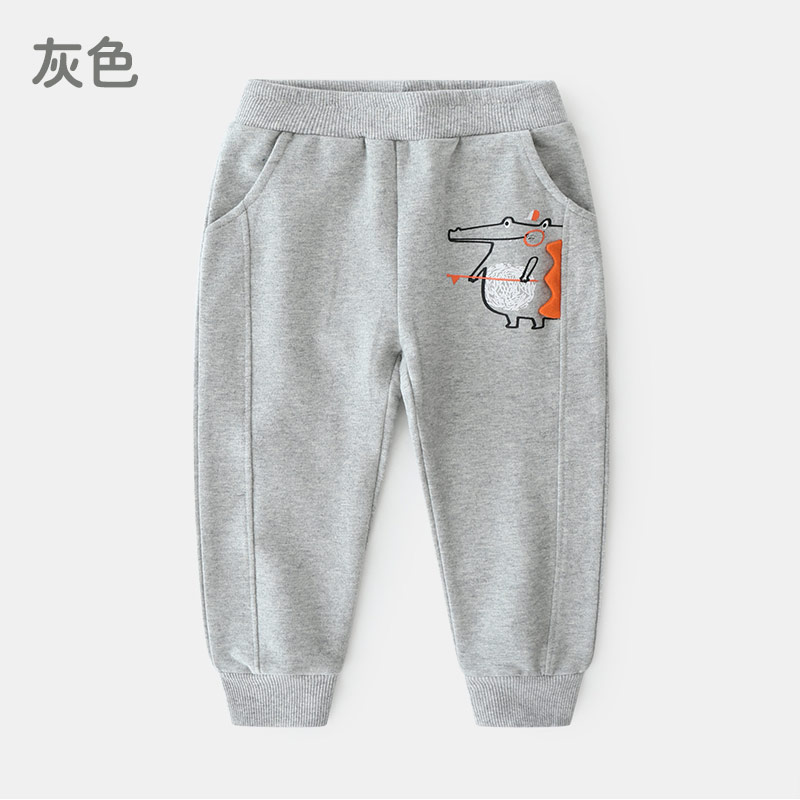 Bé sweatpants Dinosaur 2020 mùa thu váy quần âu trẻ em trai mới KZ-c576.