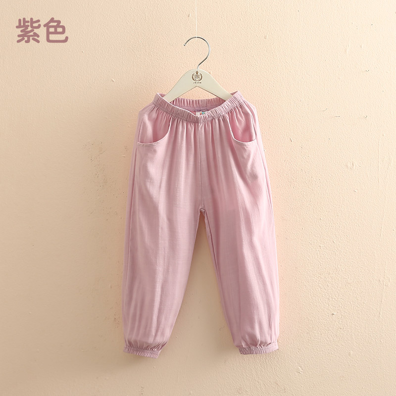 Bé Anti-Mosquito Pants 2020 Summer Outfit trai mới và cô gái trẻ em Loose Lantern quần KZ-c272.