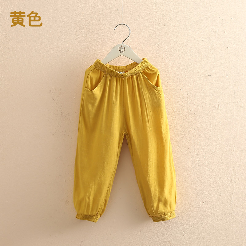 Bé Anti-Mosquito Pants 2020 Summer Outfit trai mới và cô gái trẻ em Loose Lantern quần KZ-c272.