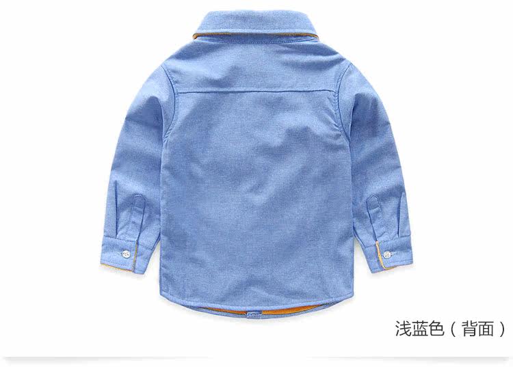 Chemise garcon à manche longue - Ref 2081927 Image 69