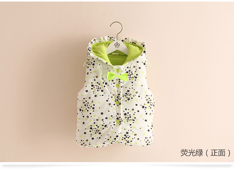 Mùa đông 2018 Quần áo trẻ em Hàn Quốc trẻ em trẻ em cộng với áo nhung cotton dày áo vest trẻ em wt-2922 quần áo cho bé