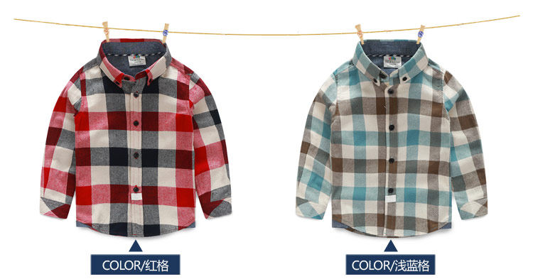 Chemise garcon à manche longue - Ref 2081961 Image 68