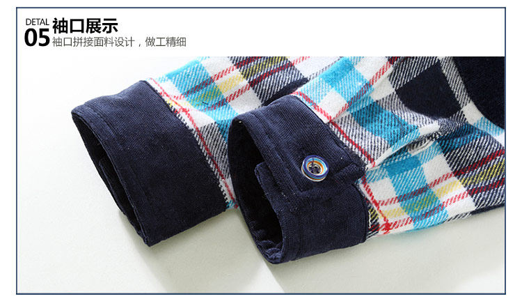 Chemise garcon à manche longue - Ref 2081971 Image 83