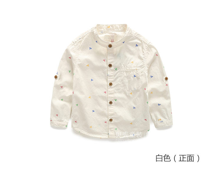 Chemise garcon à manche longue - Ref 2081949 Image 75