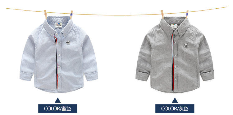 Chemise garcon à manche longue - Ref 2081929 Image 69