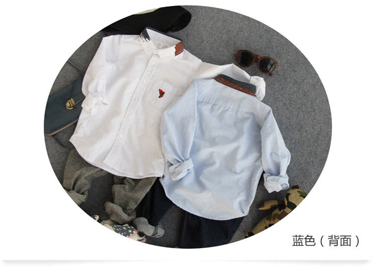 Chemise garcon à manche longue - Ref 2074860 Image 69