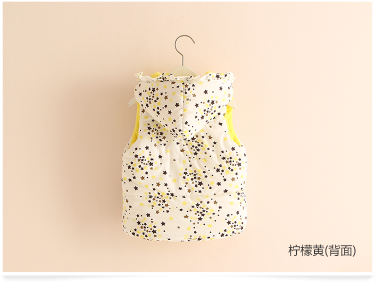 Mùa đông 2018 Quần áo trẻ em Hàn Quốc trẻ em trẻ em cộng với áo nhung cotton dày áo vest trẻ em wt-2922 quần áo cho bé