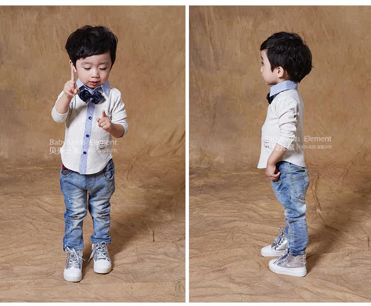 Chemise garcon à manche longue - Ref 2081930 Image 70