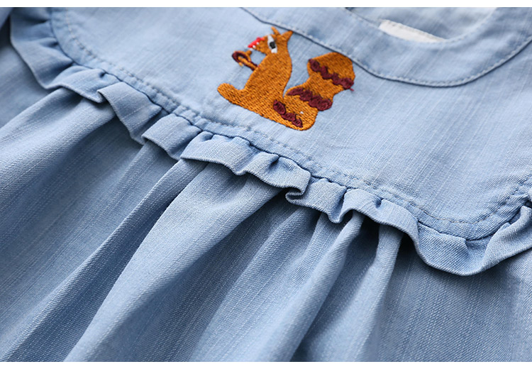 Váy denim sóc con 2019 xuân hè Hàn Quốc của bé gái mới Quần áo trẻ em váy qz-4513 đầm công chúa cho bé