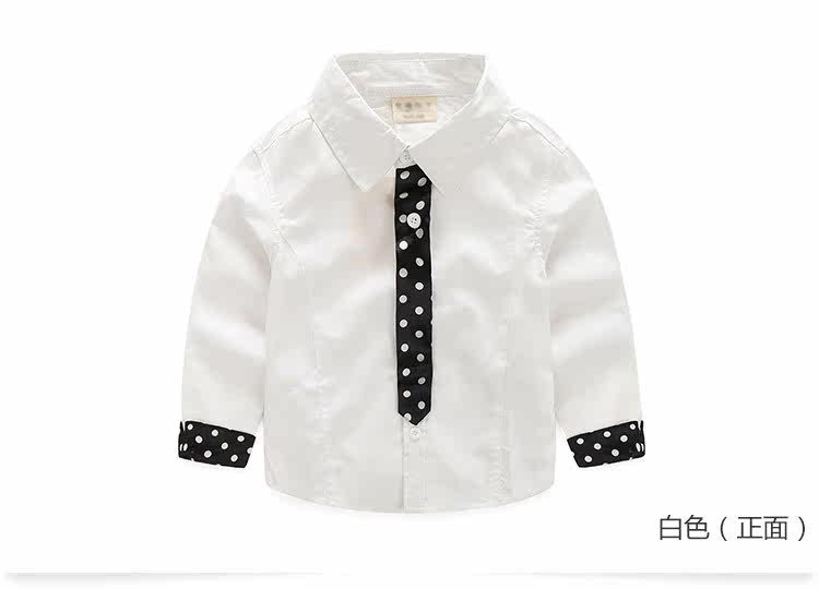 Chemise garcon à manche longue - Ref 2081909 Image 75