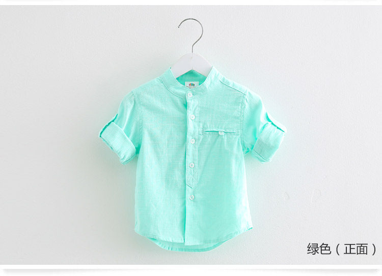 Chemise garcon à manche longue - Ref 2073091 Image 81