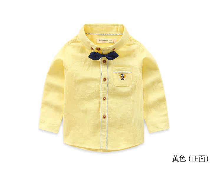 Chemise garcon à manche longue - Ref 2081970 Image 75