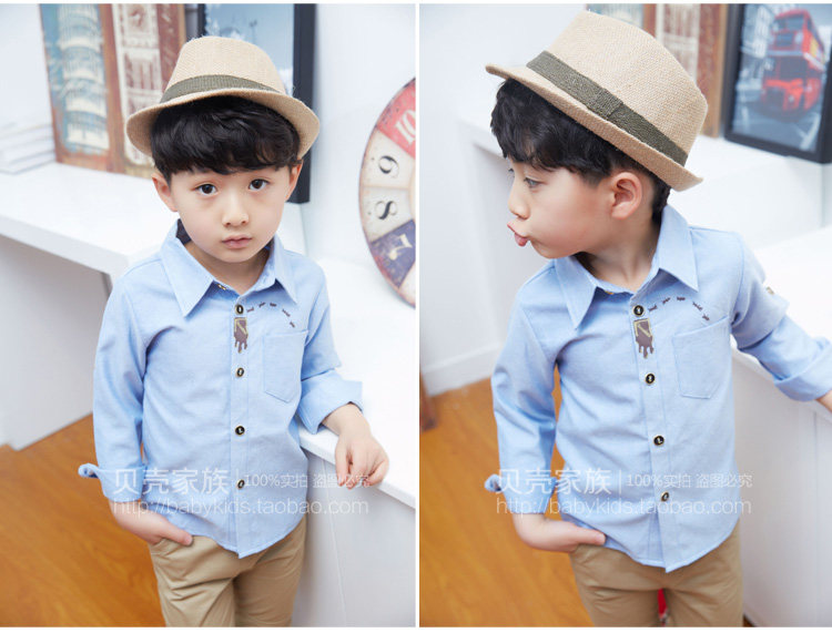 Chemise garcon à manche longue - Ref 2081969 Image 69