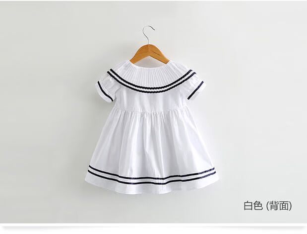 Váy bé gái mùa hè 2018 Quần áo trẻ em mới cho bé gái mặc váy hải quân cho bé qz-3259 đầm đẹp cho be gái 7 tuổi