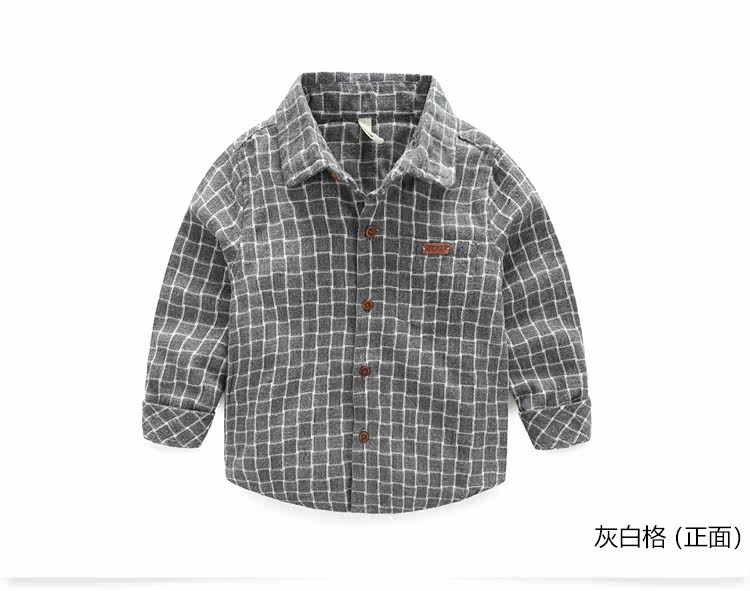 Chemise garcon à manche longue - Ref 2074510 Image 73