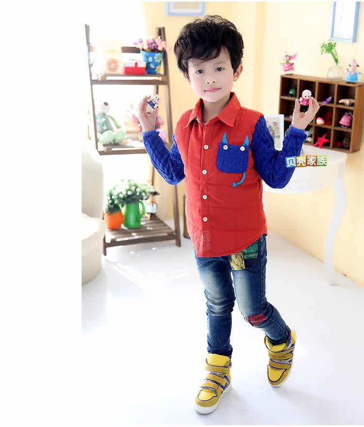 Chemise garcon à manche longue - Ref 2081897 Image 69