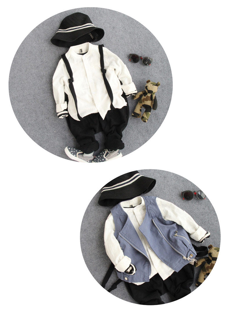 Chemise garcon à manche longue - Ref 2081955 Image 73