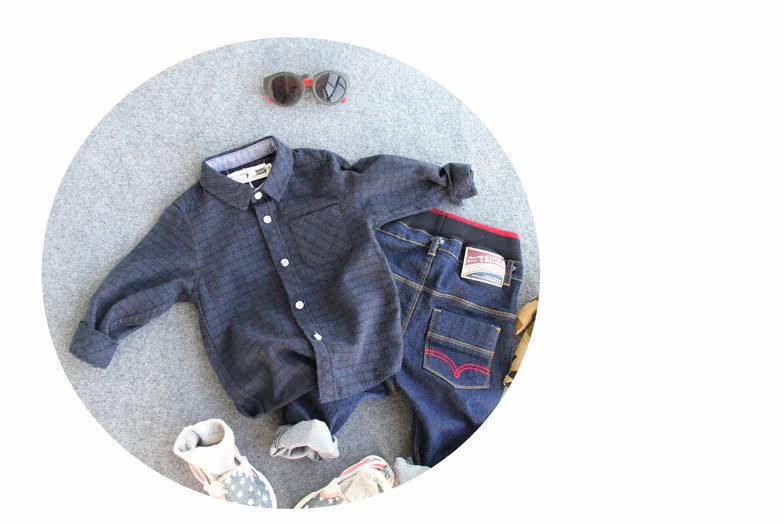 Chemise garcon à manche longue - Ref 2081944 Image 25