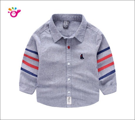 Chemise garcon à manche longue - Ref 2081902 Image 55