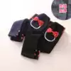 Baby 2021 winter new girl children bow section velvet thickened long pants cotton pants kz-1279
