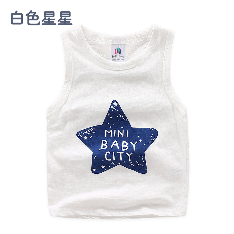 Bé cartoon vest 2020 mùa hè Hàn Quốc phiên bản của tay đầu tx-9497 cho trẻ em các chàng trai mới.