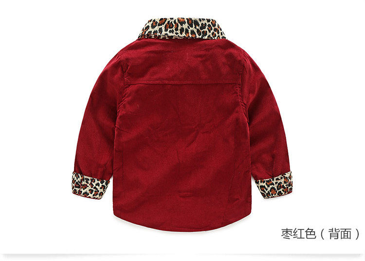 Chemise garcon à manche longue - Ref 2081912 Image 76