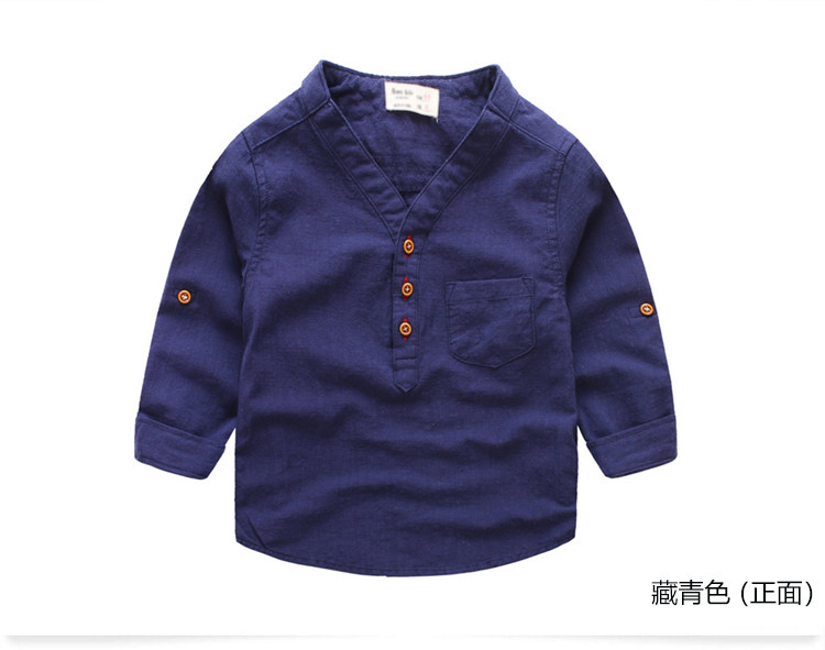 Chemise garcon à manche longue - Ref 2074693 Image 72