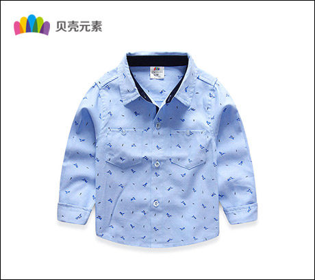 Chemise garcon à manche longue - Ref 2081920 Image 55