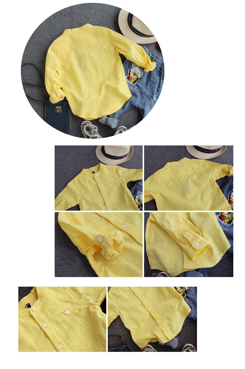 Chemise garcon à manche longue - Ref 2081955 Image 80