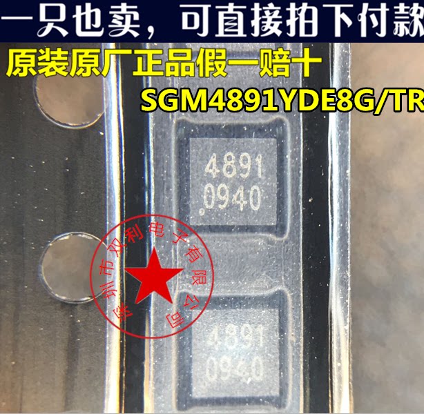 New original dress for SGM4891 SGM4891YDE8G TR DFN8 audio power amplifier