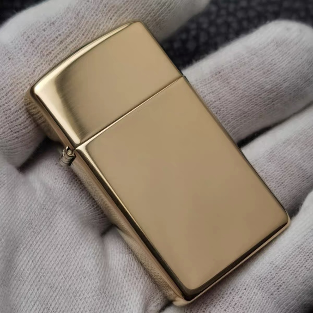 American original zippo lighter slim machine narrow machine pure copper mirror 1654B slim men and women gift