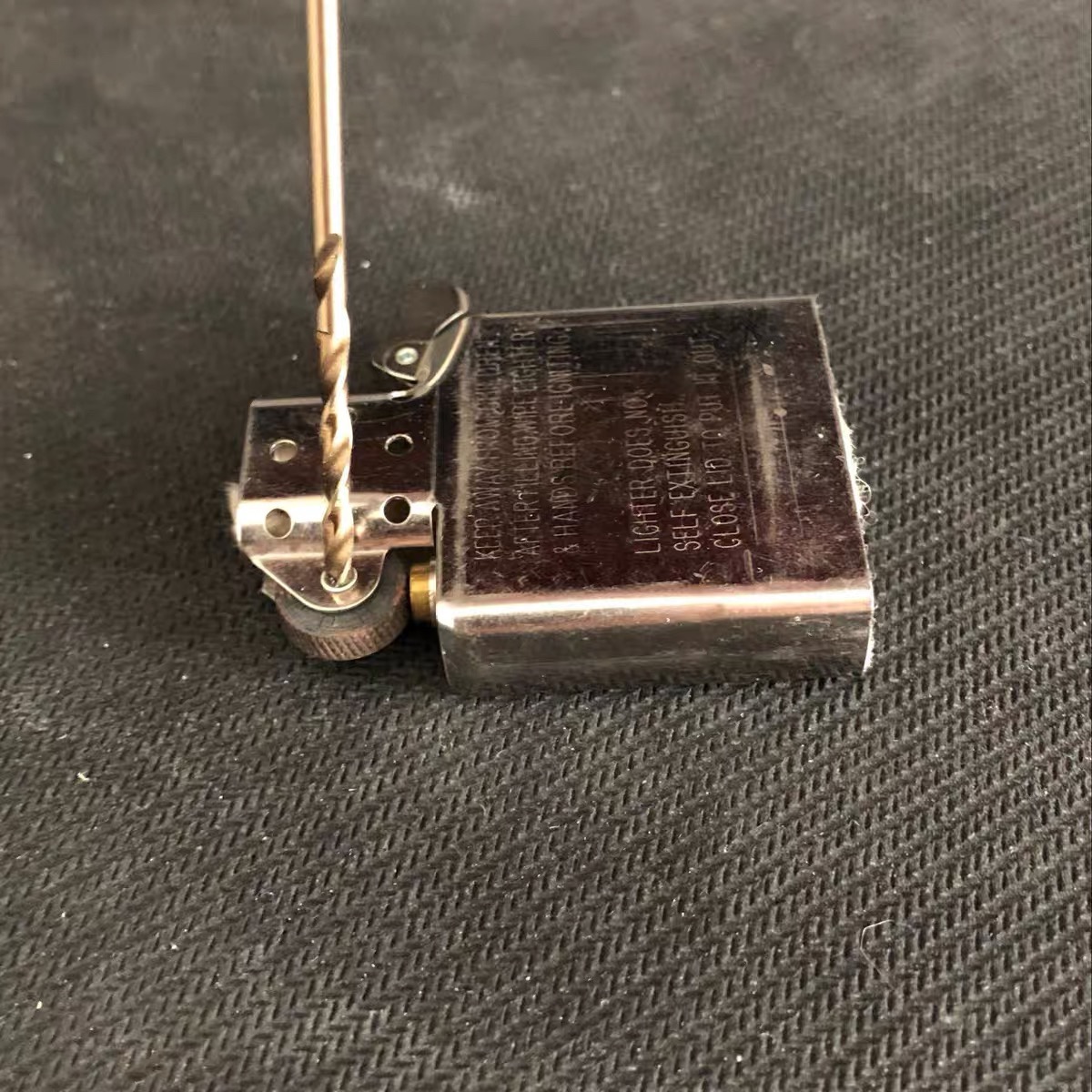 (Drill) Lighter repair tool drill bit liner reaming flint tube dredging rivet hole reaming and removing rivet