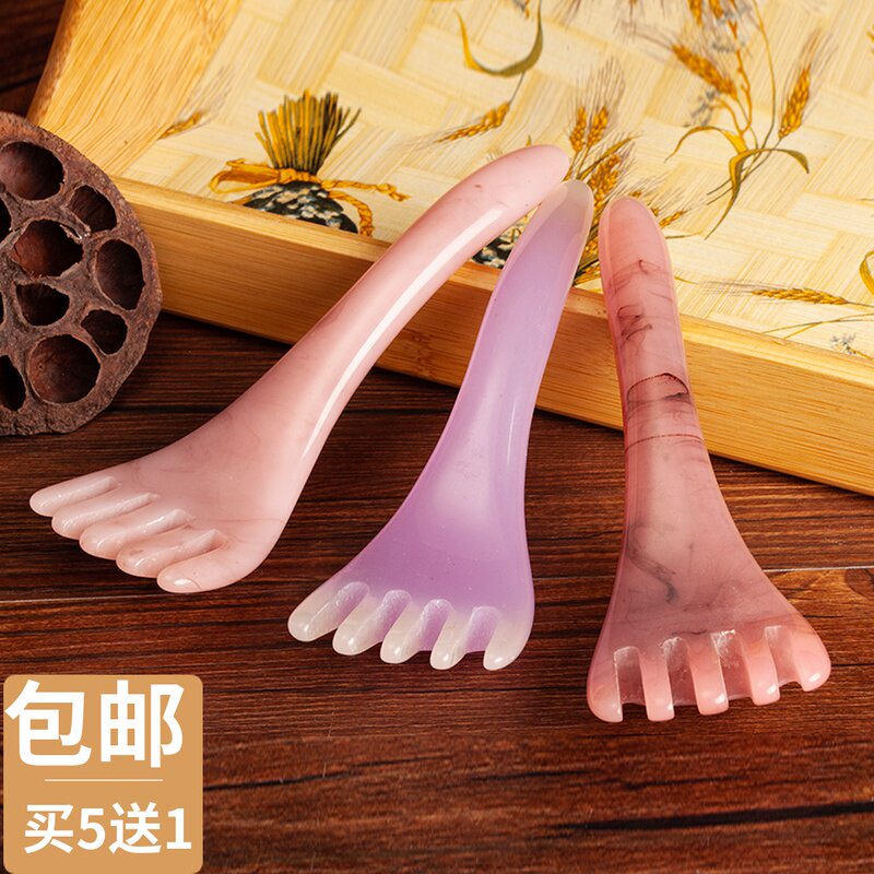 Five-claw massage comb head therapy head meridians comb head comb Comb Massage in the eye Home Massage Massage Head