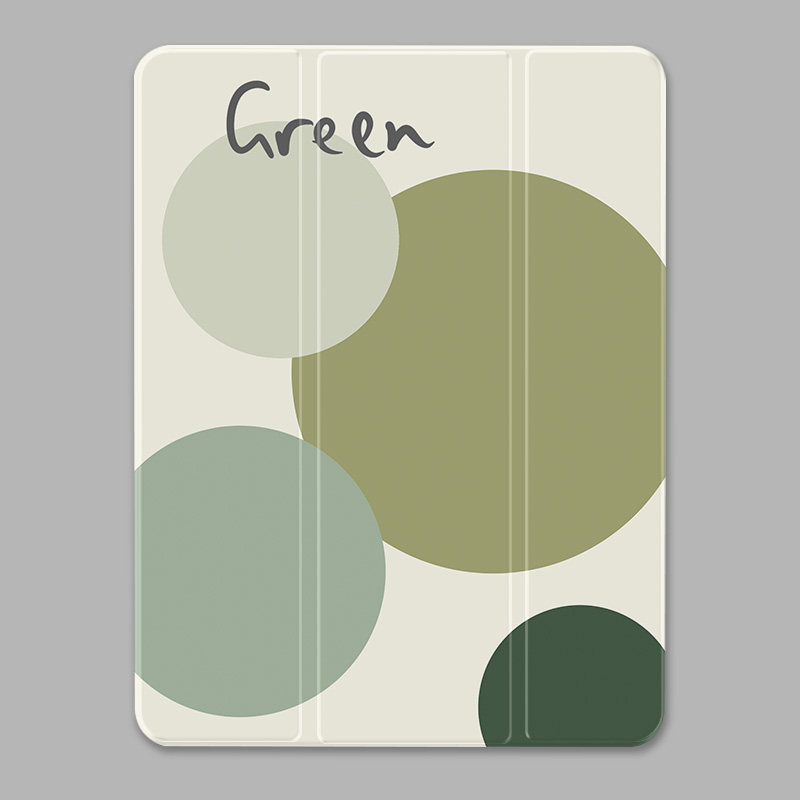 Green meta-gas forest 2021 new pro11 Apple iPad9 generation 10 2 flat 2019 original 2020 protective sleeve 2018 with pen slot mini6 soft 8 shell a