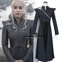 Trò chơi quyền lực 7 Dragon Mom Daenerys Danielis cosplay tóc giả COS quần áo để gửi chuỗi treo cosplay sexy