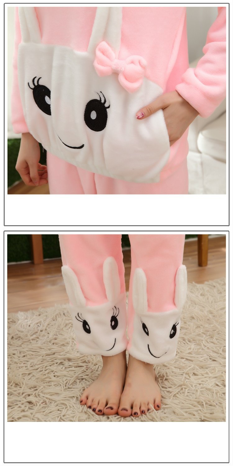 Bộ đồ ngủ nữ mùa thu 15 quần áo mùa đông 16 bộ học sinh cấp hai 13 bộ đồ ngủ nhung dài tay màu san hô dày 18 tuổi Cô gái lớn trẻ em kiểu đồ bộ