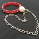Красная детская боеголовка+железная цепь