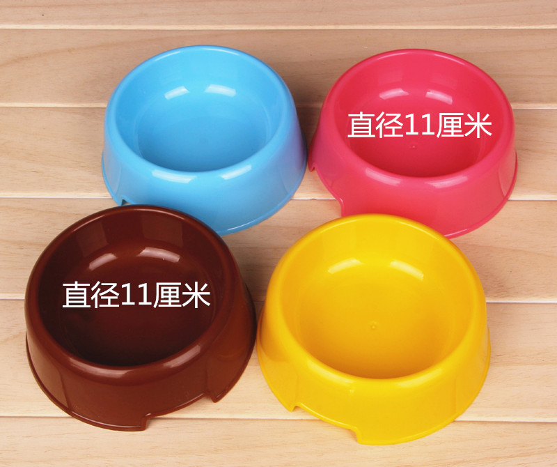 Special Price Pet Supplies Pure Color Pet Food Basin Dog Eating Basin Cat Food Basin Dog Food Small Single Bowl Teddy Dog Bowl